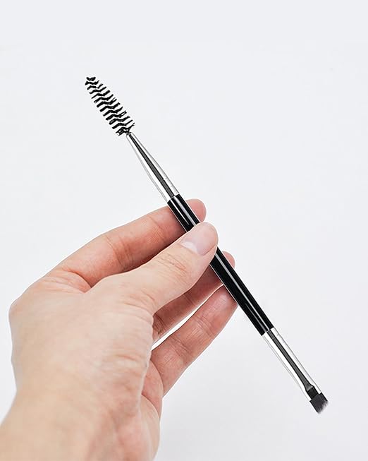 1 Piece Dual Brow Groomer - 2-in-1 Eyebrow Brush & Comb for Perfectly Shaped, Defined, and Natural Brows By Feminara