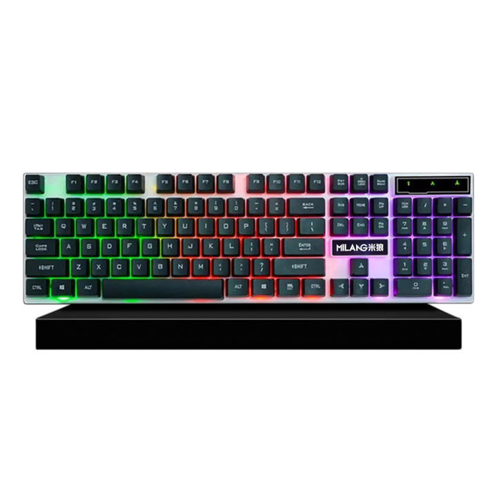 Milang K6 Ultimate Warrior RGB Wired Gaming Keyboard 104 Keys