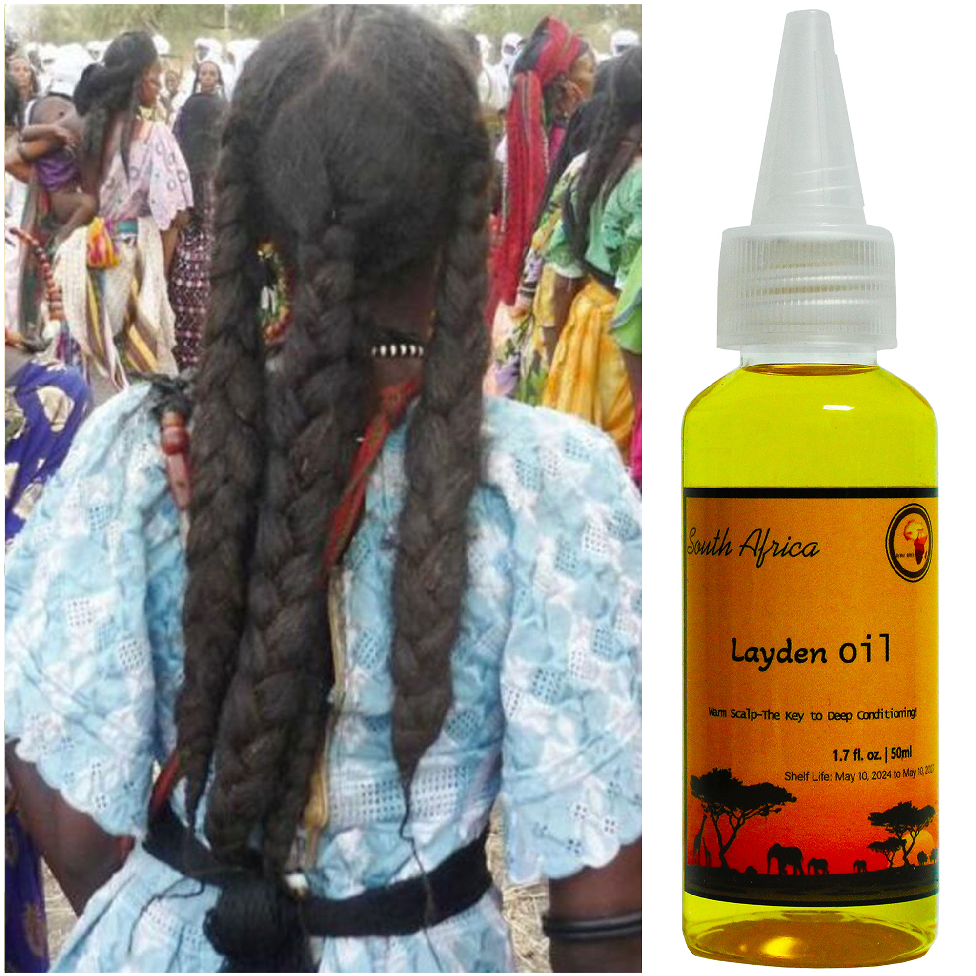 Special Offer North African Layden Hot Oil Warm Scalp The Key to Deep Conditioning Scalp Hair Roots Strengthening 50ml