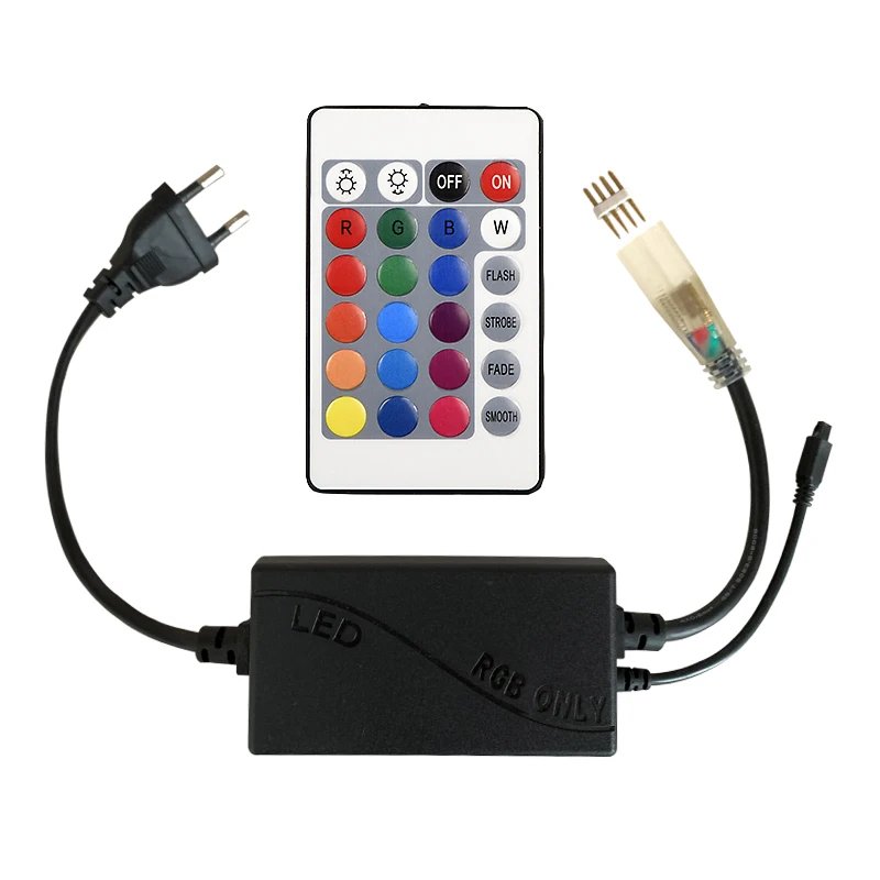 RGB LED Controller For RGB Driverless LED Strip Light with IR Remote 700W And 1500W