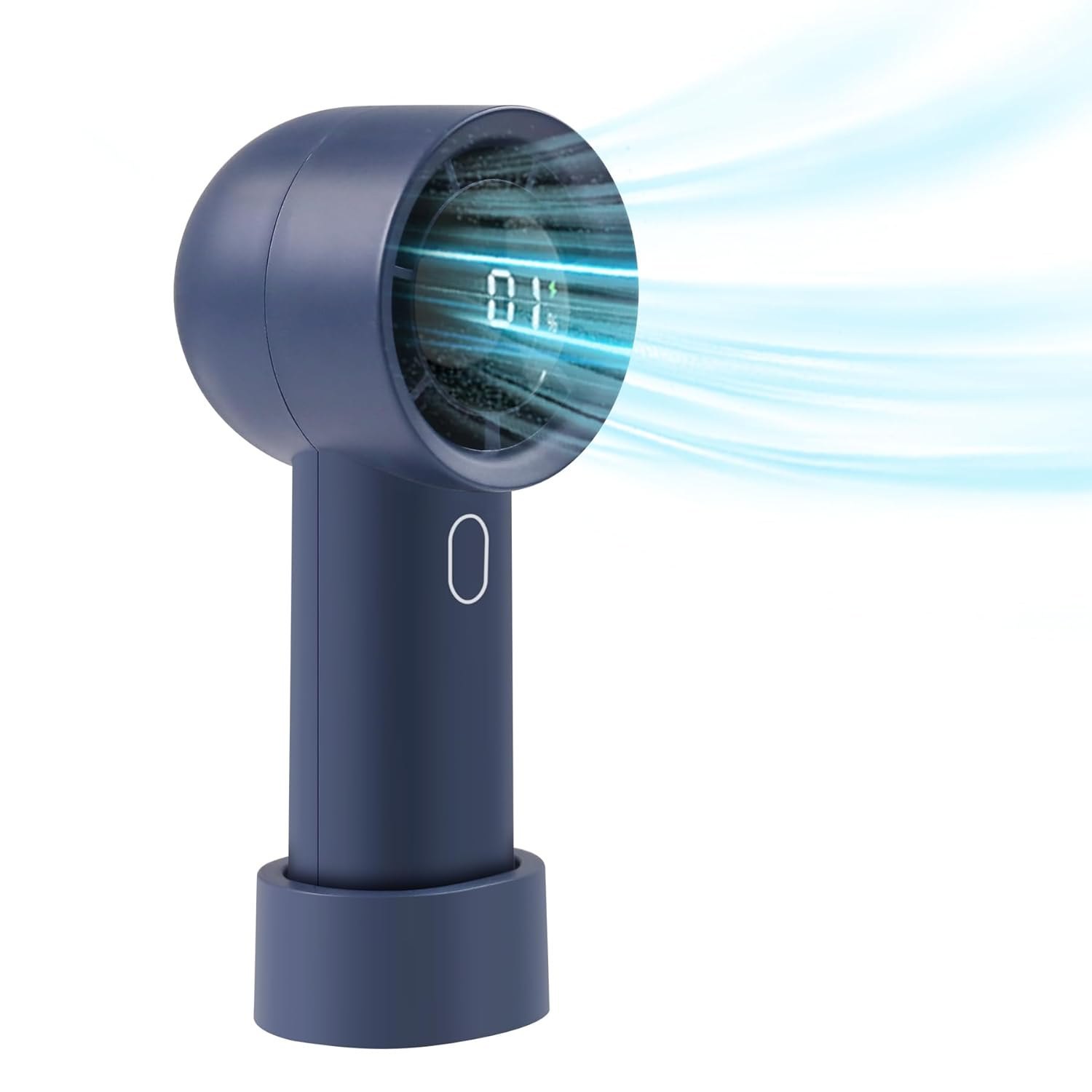 portable fan with stand and digital display