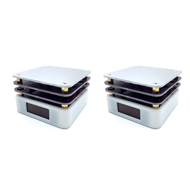 JINMY 2X 65W Hot Plate SMD Preheater Preheating Rework Station PCB Board Soldering Desoldering Heating Plate LED Repair Tool