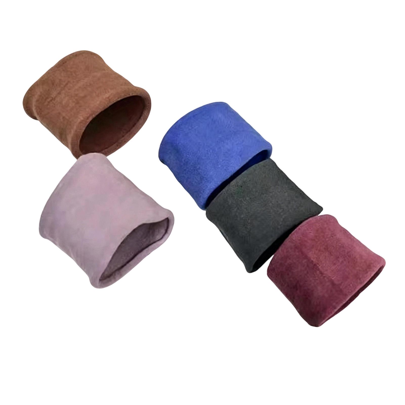 Trendygirl Durable Hair Bands 4/5 Pcs Women Hair Ties High Elasticity Hair Bands Large Stretchy Ponytail Holders Braids Hair Accessories for Daily