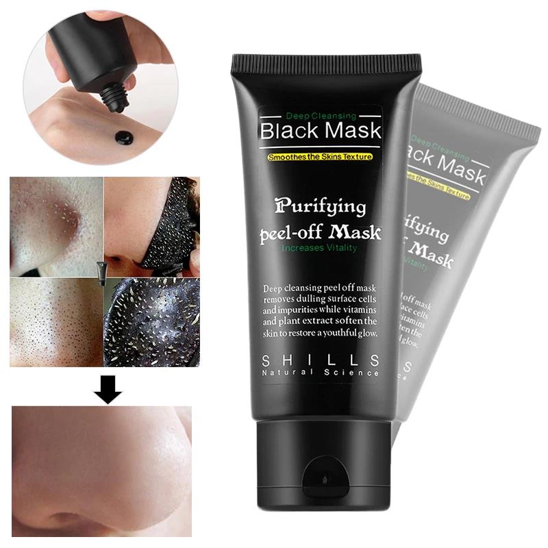 HOT Bamboo Charcoal New Suction Face Deep Cleansing Black Mud Mask Blackhead Remover Peel-Off Mask Easy To Pull Out Blackheads