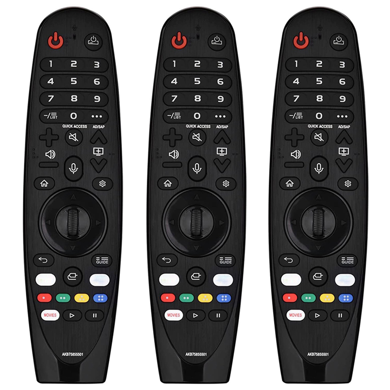 3X Voice Magic Replacement Remote for Smart TV,Tech Remote for AKB75855501,for LED OLED LCD 4K UHD TV