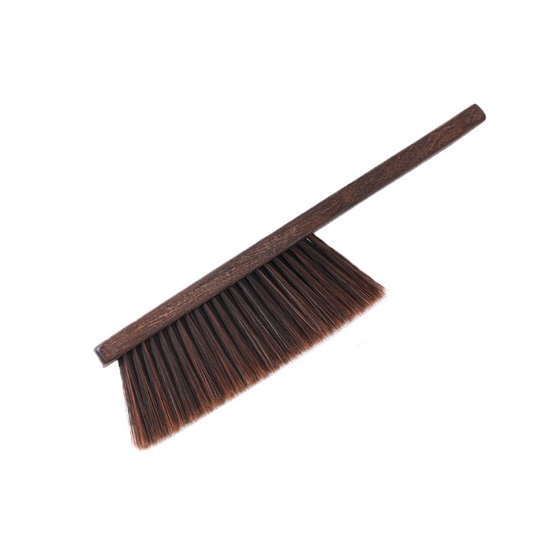 1 PCS Bathroom Cleaning Brush Soft Bristles Dusting Brush for Cleaning Car/Bed/Couch,Wooden Handle