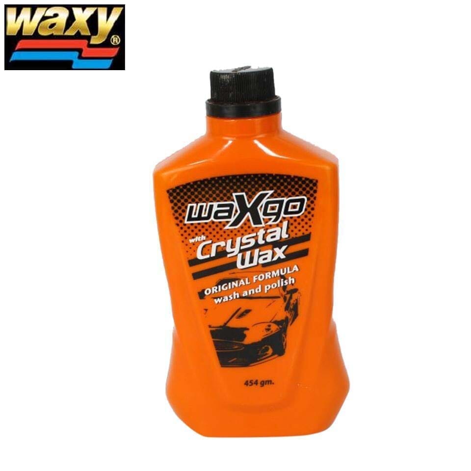 Car Polish Waxgo with Crystal Wax original formula wash and polish -454G | WAXY