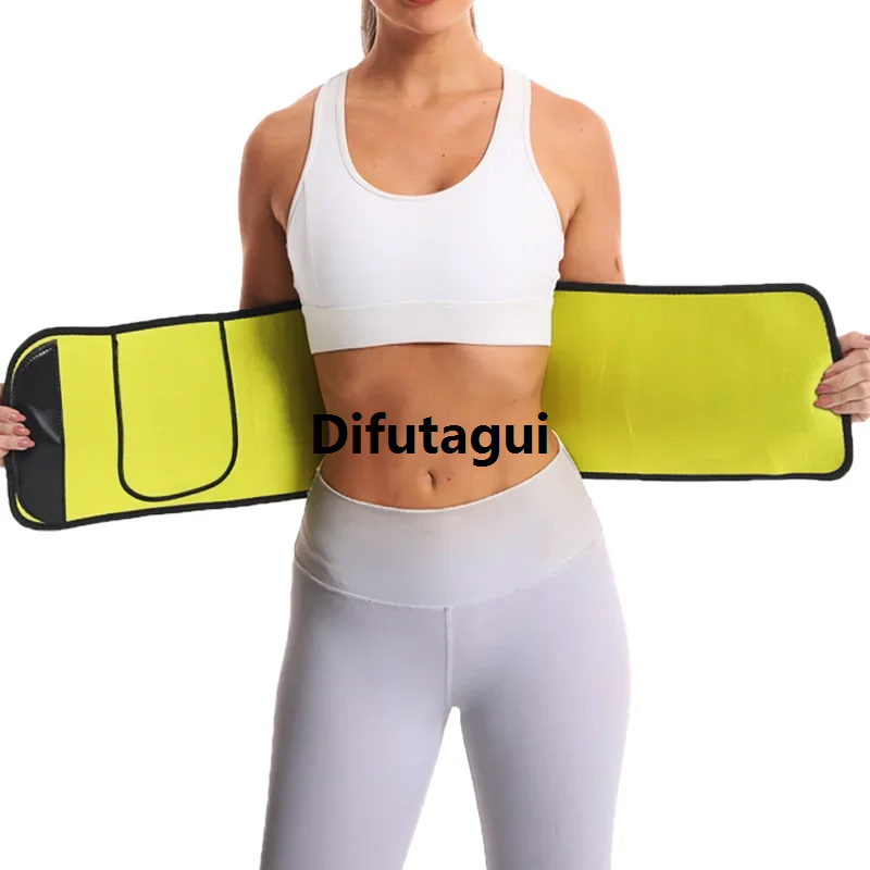 Difutagui Women Waist Trimmer Belt Slim Body Shaper Cinchers Tummy Control Luxury Neoprene Sauna Sweat Wrap for Stomach Workout Trimmer Belt
