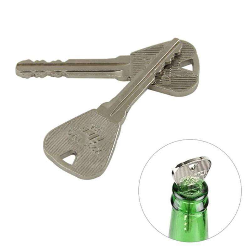 1set Folding Key Crossing Into The Bottle Ring Magic Tricks Props Toys For Kids Close-up Performance