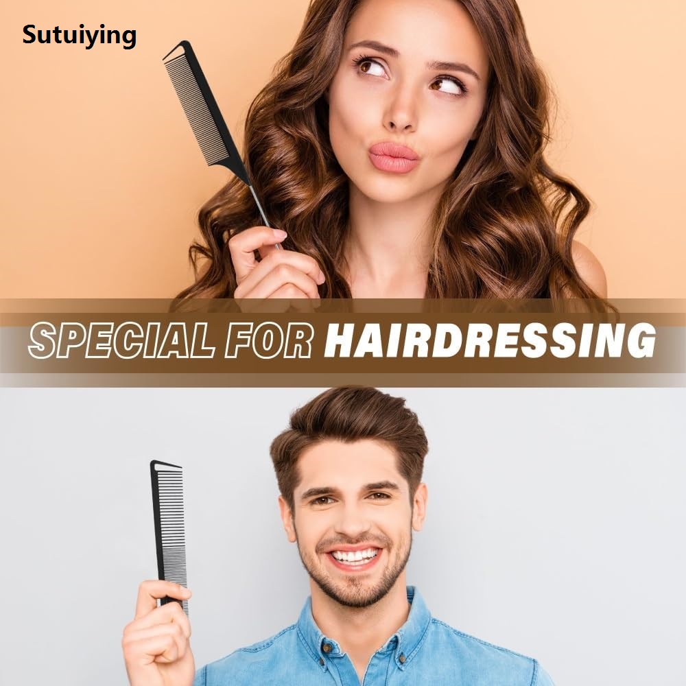 Sutuiying 5/9/11pcs set Hair Styling Comb men bottle Professional Hairdressing 2025 Comb Set For All Hair Types And Styles For Barber Salon