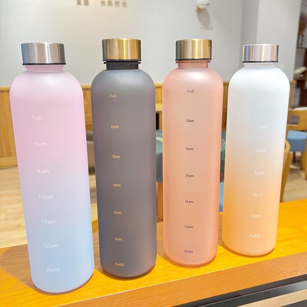 Portable Plastic Water Bottle Leakproof Lightweight Water Mug High Temperature Resistent 1000ml Travel Kettle