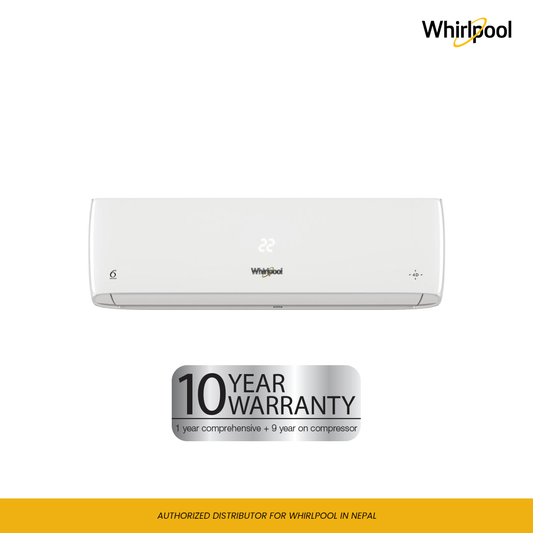 WHIRLPOOL 1 Ton Inverter AC SPICR 312W1 - White