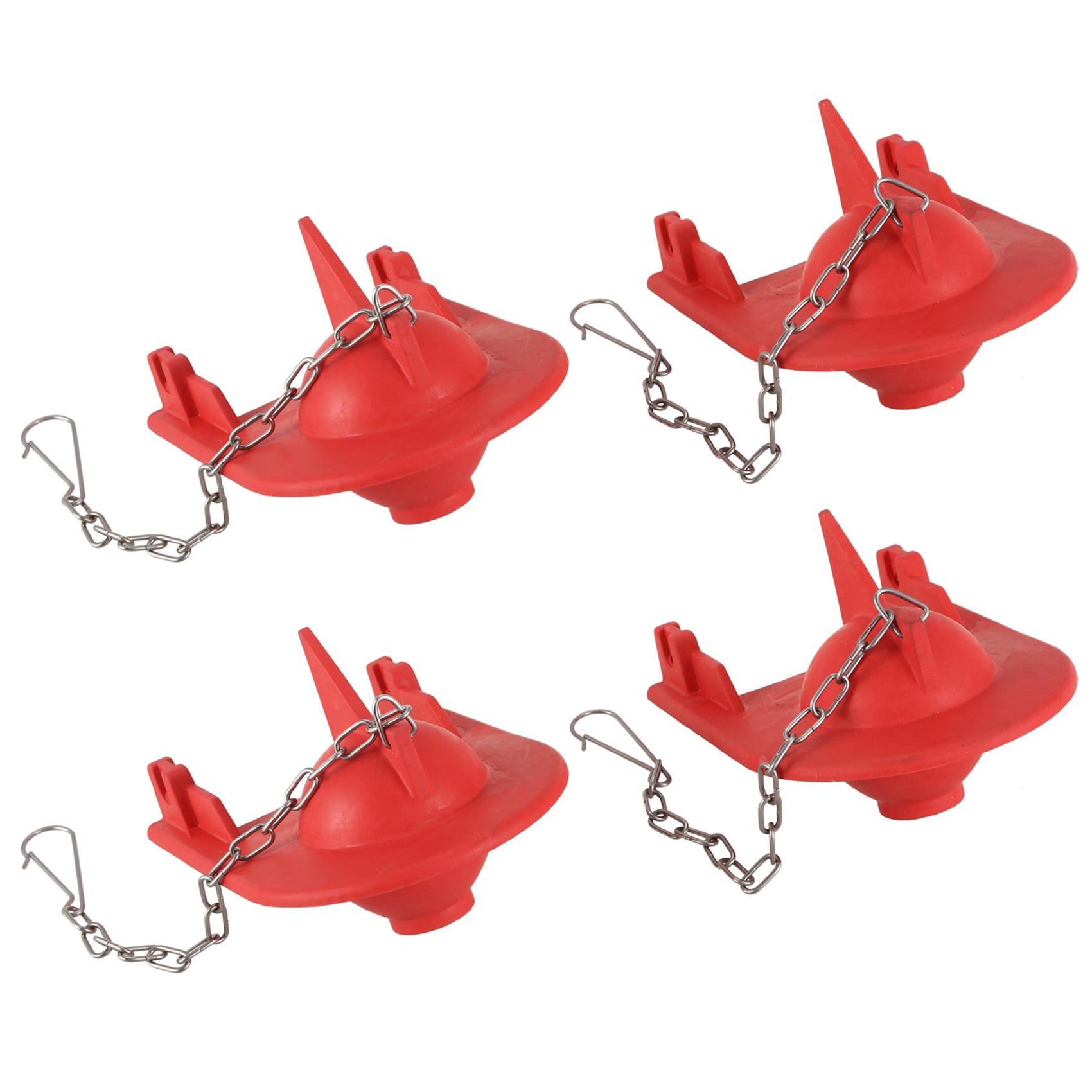 NAMUNY 4 Pack Toilet Flapper Replacement for Hinge-Style Parts 84995 and 1000490 Flapper Replacement Water Saving