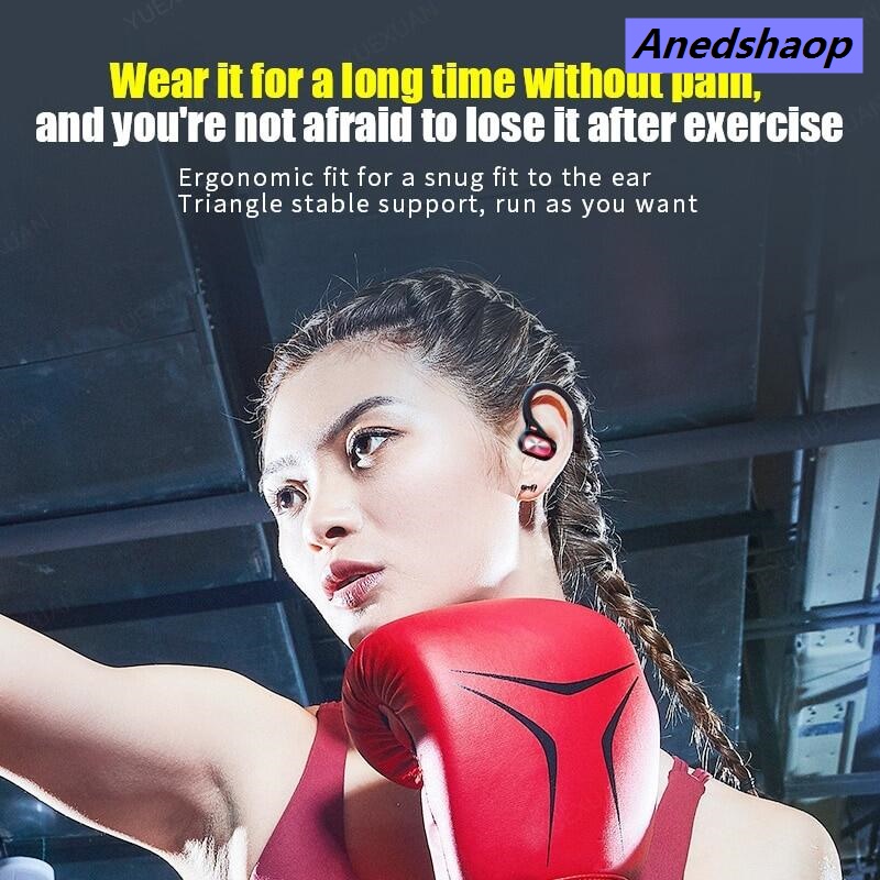 NEW Anedshaop ♥Original+Ready stock+COD Bluetooth Earphone Wireless Headphones S730 Sports TWS Waterproof Headset Ear Hooks Noise Reduction Earbuds with Mic