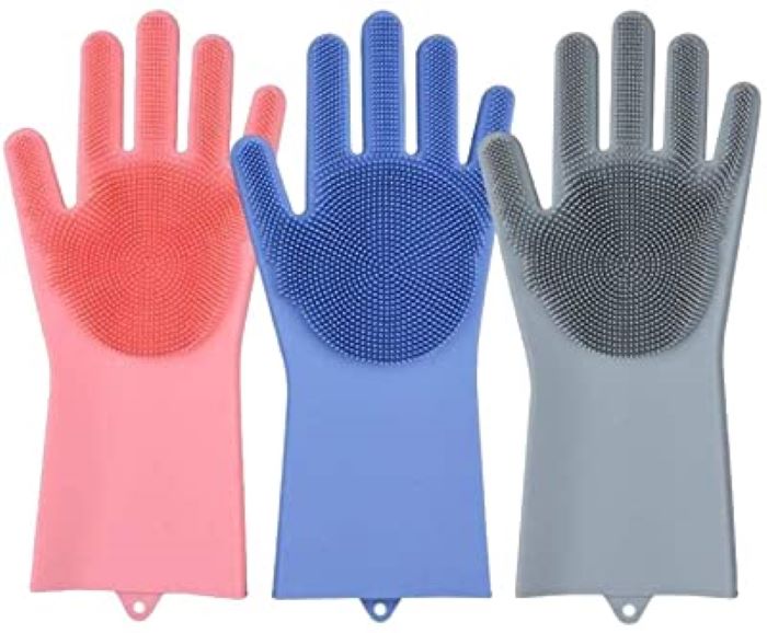 Max Home Magic Silicone Dish Washing Gloves