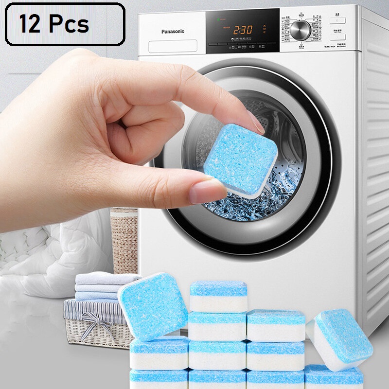Washing Machine Cleaner Effervescent Tablets Deep Cleaning Efficient Sterilize Mildew Deodorant Remove Stains Home Detergent