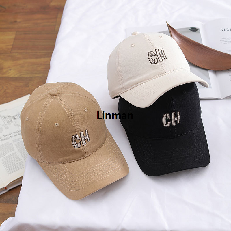Linman Korean Spring and Autumn Baseball Cap Women's 2024 New WasBargain price hed Hat Men's Embroidered Sunhat Couple Curved Brimmed Cap