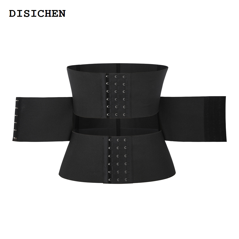 DISICHEN Sales promotion Qtree Waist Trainer Women Seamless Underbust Waist Corsets Cincher Slimming Belt Adjustable Workout Girdle Hourglass Body Shaper