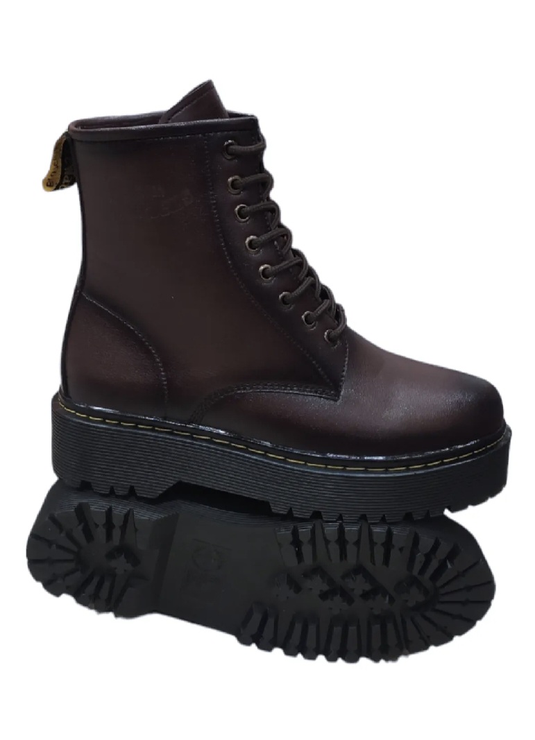 Tirpal Sole Martin Brown lace up Solid Boot for Men (G79)