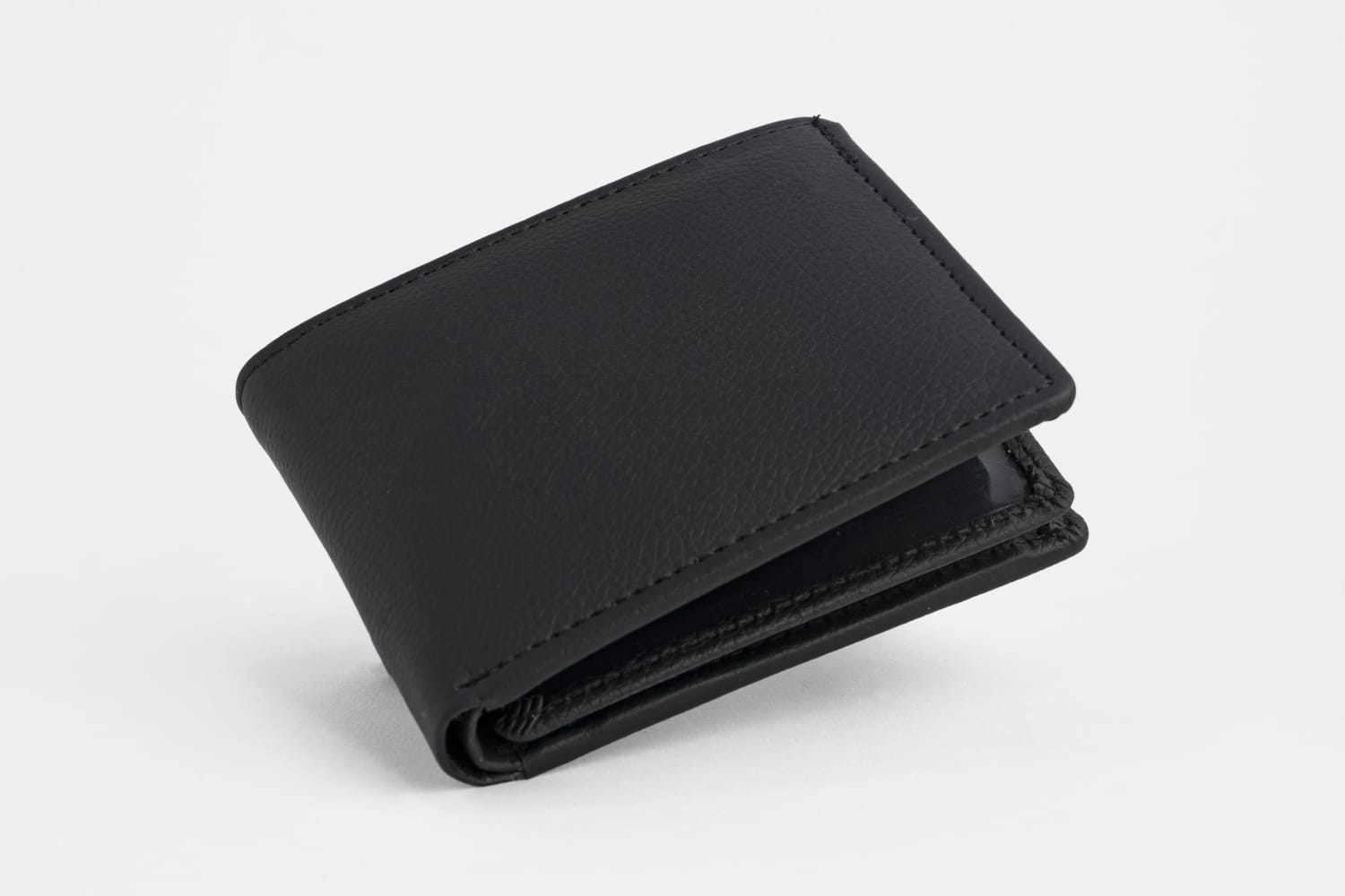 Coffee Color Genuine Leather Plain Design Minimalist wallet For Men