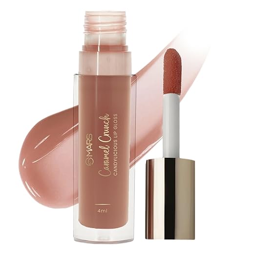 MARS Candylicious Colored Lip Gloss for Women | Hydrating & High Shine | Lightweight Weight | Non-Sticky | Enriched with Vitamin-E, Hyaluronic Acid &