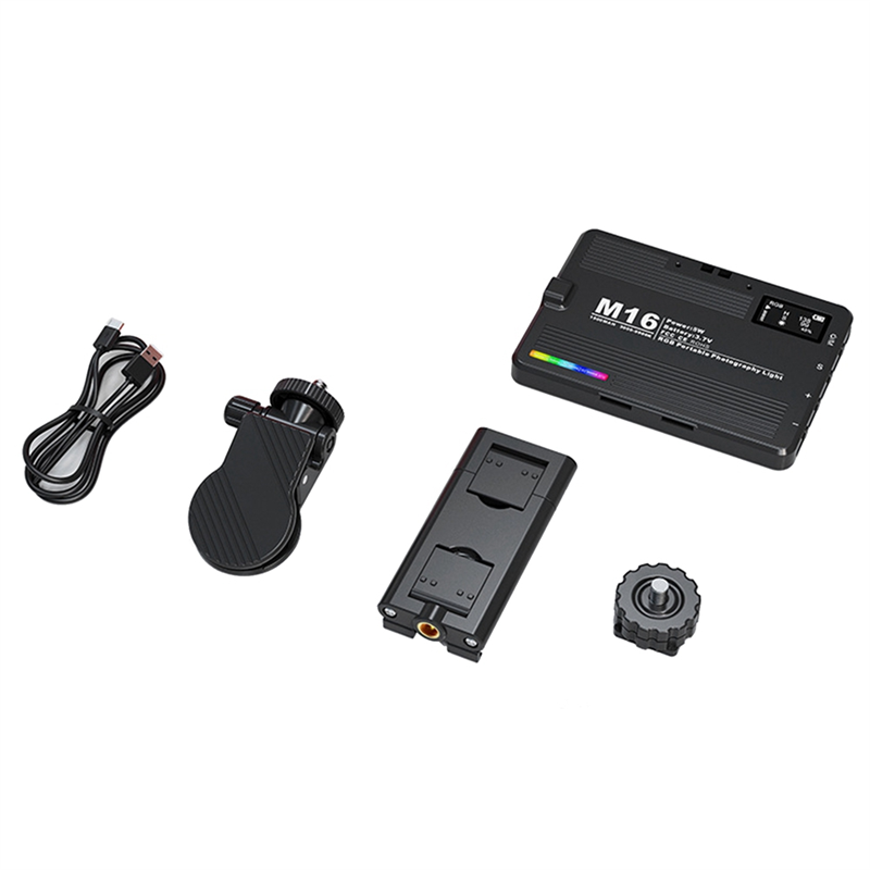 Rechargeable Fill Light Portable Fill Light Mini RGB Clip-on for Phone, Pad, for Makeup, Selfie, Vlog