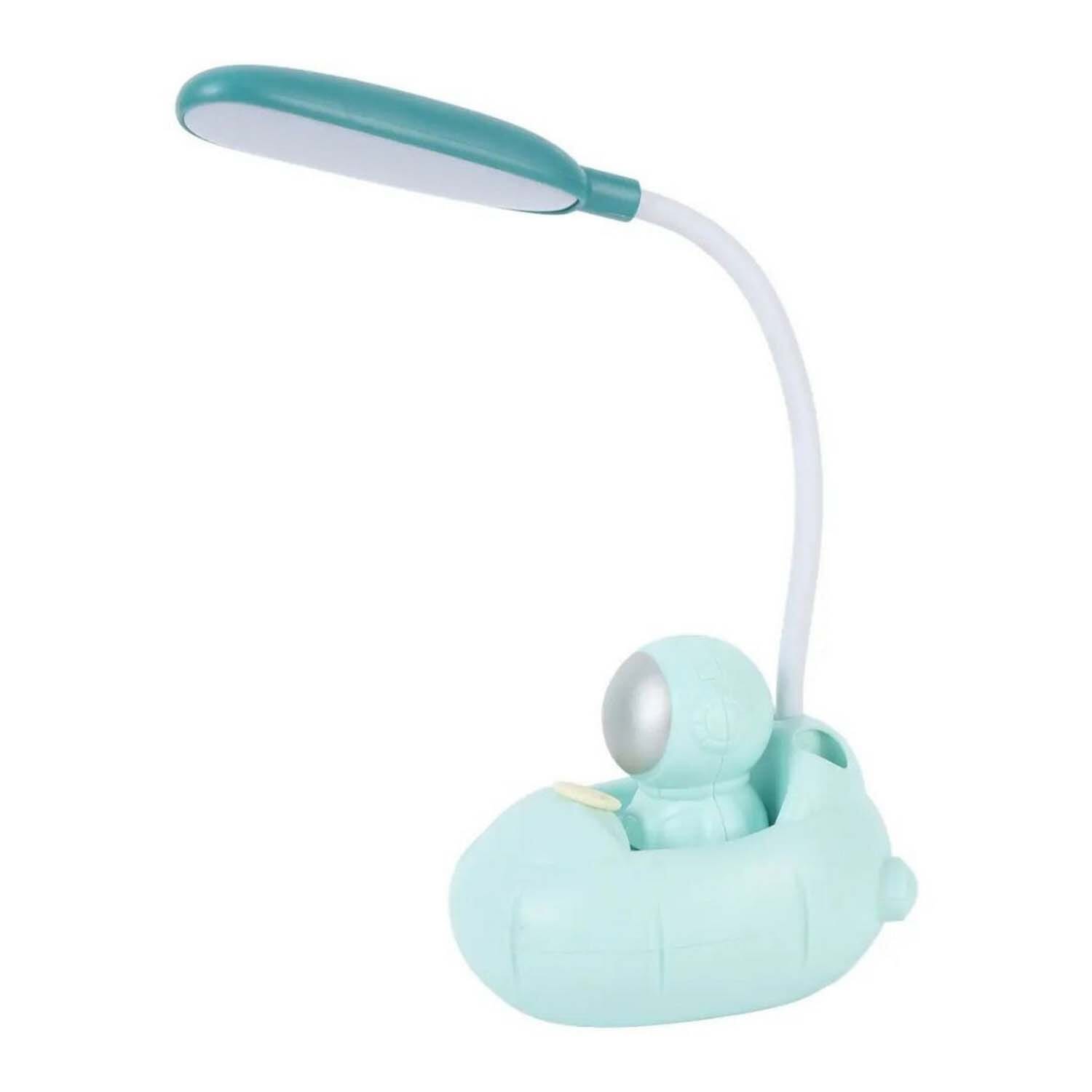 LED Rechargeable Desk Lamp Astronaut Shaped USB Charging Durable Multifunctional Compact Cartoon Astronaut Table Lamp