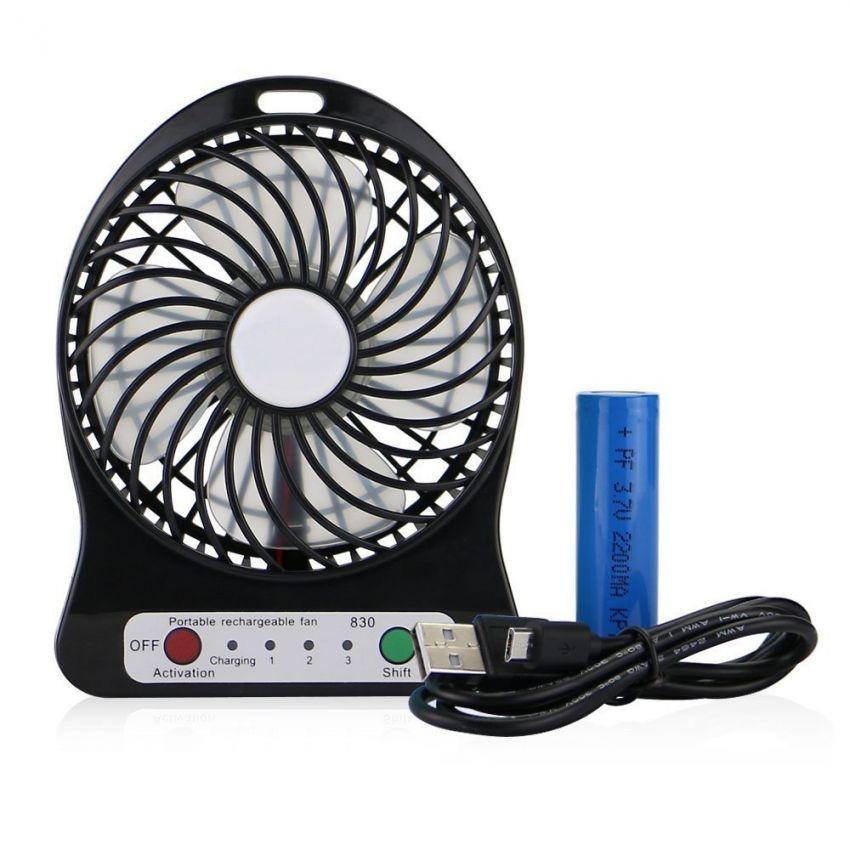 Portable Rechargeable Mini Fan Removable Battery ShopHill