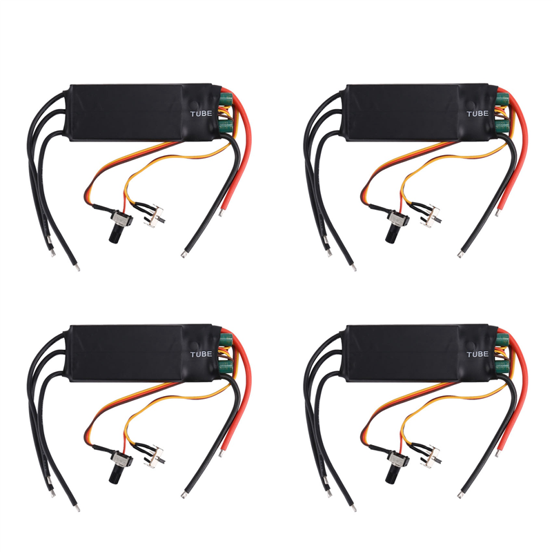 FORIDE 4X DC6-24V 1000W BLDC 3 Phase DC Brushless Motor Driver Hallless DC Motor Drive Board Speed Controller Regulator