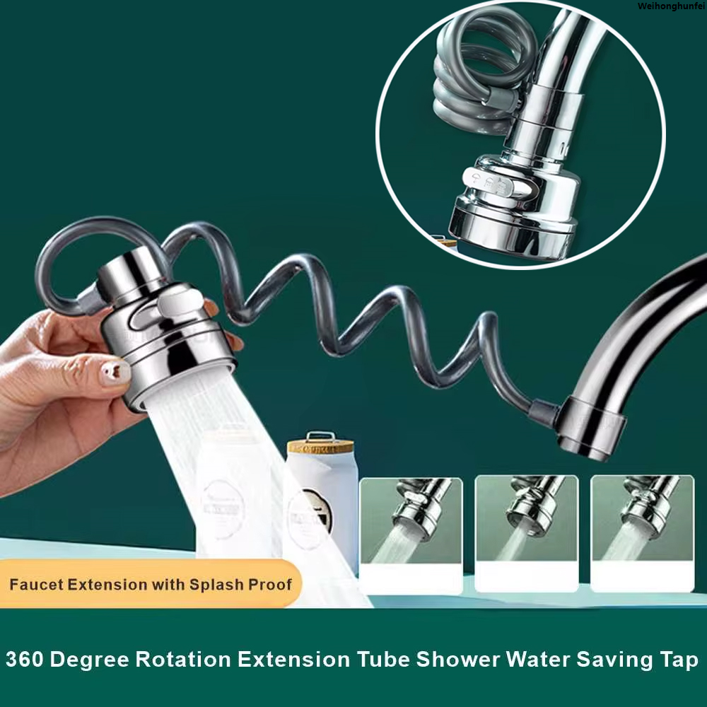 WeihonghunfeiSales promotion New 3 Modes Sink Faucet 360 Degree Rotation Filter Extension Tube Shower Water Saving Tap Universal Kitchen Gadgets Accessories