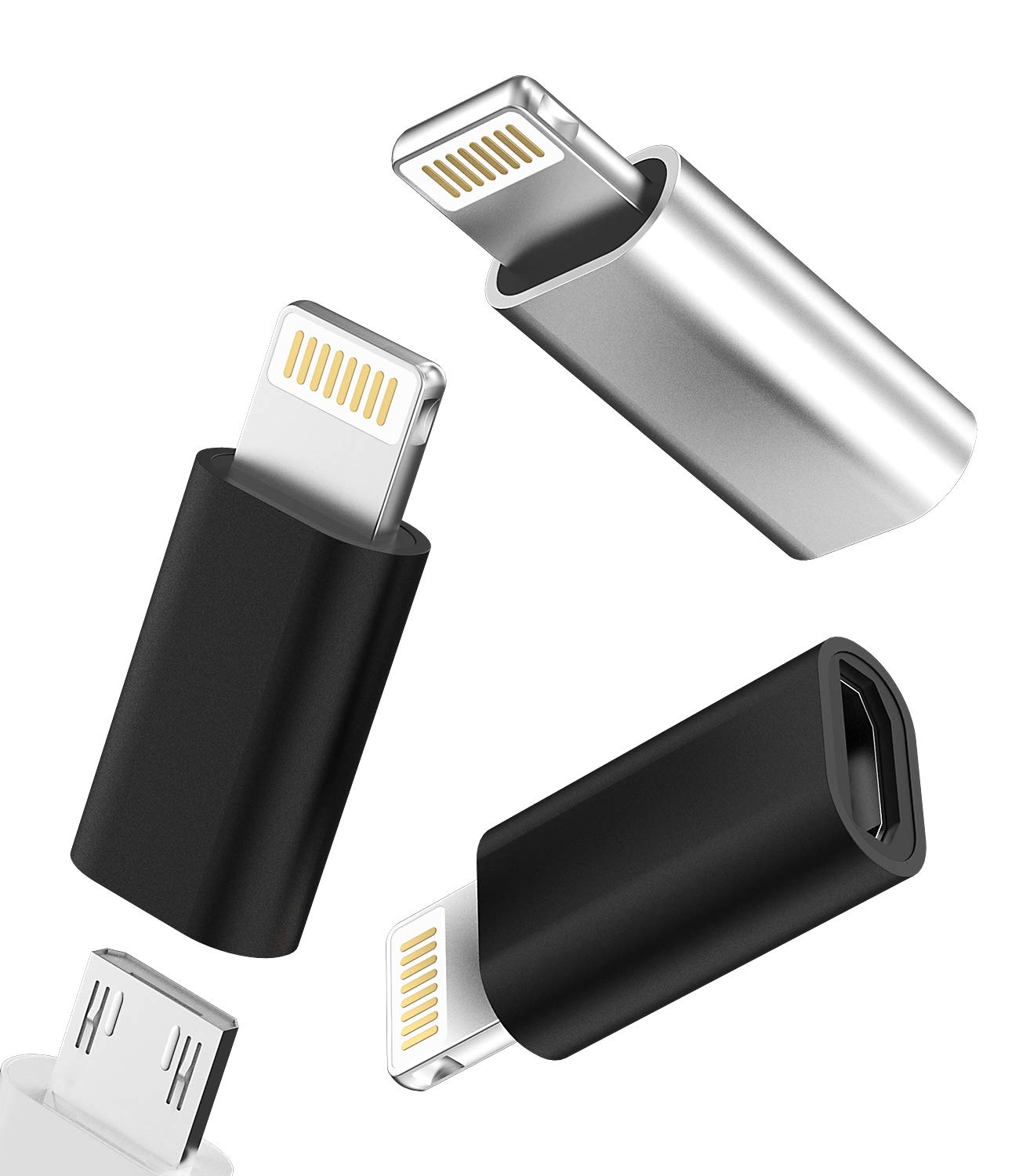 Micro USB to Lightning Adapter OTG & Data Transfer Adapter for Smartphones