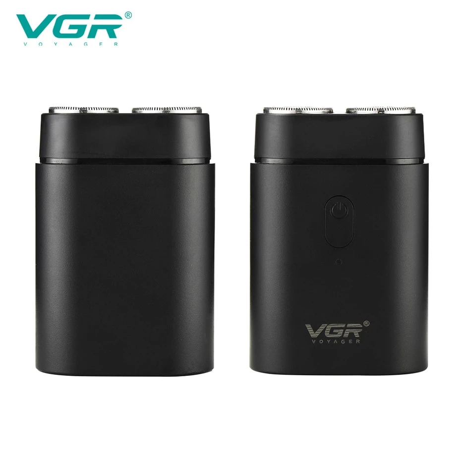 VGR V-341 Professional Mini Electric Shaver for Men | Portable USB Rechargeable Waterproof Reciprocating Beard Trimmer & Cordless Travel Razor | Wet & Dry Shaving Machine with Stainless Steel Blades