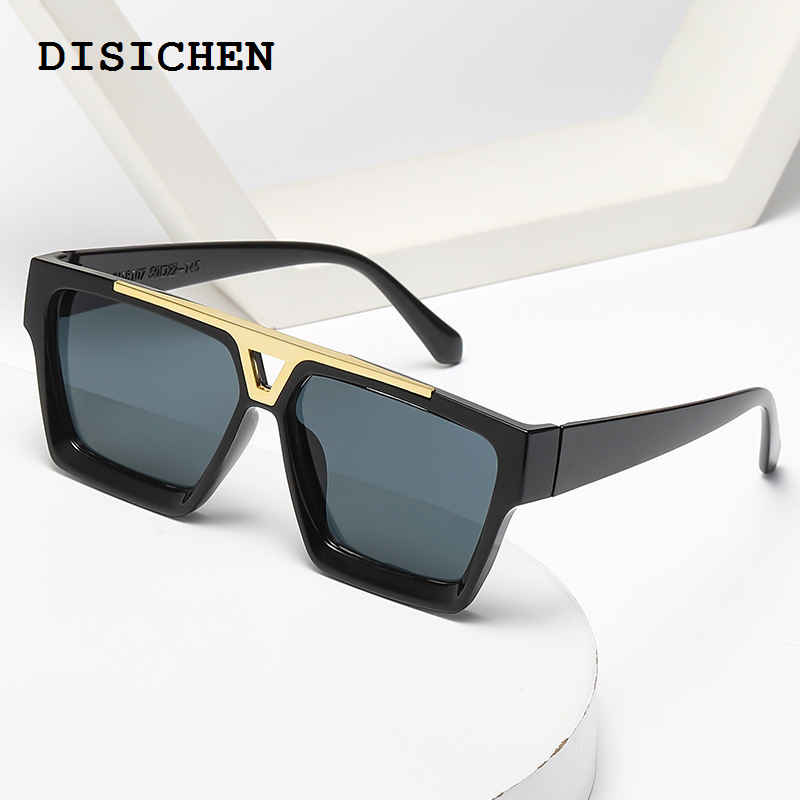 DISICHEN Luxury New specials New Large Frame Conjoined Body Square Sunglasses Women Brand Luxury Sun Glasses Men Outdoor Driving Eyewear UV400 Oculos De Sol