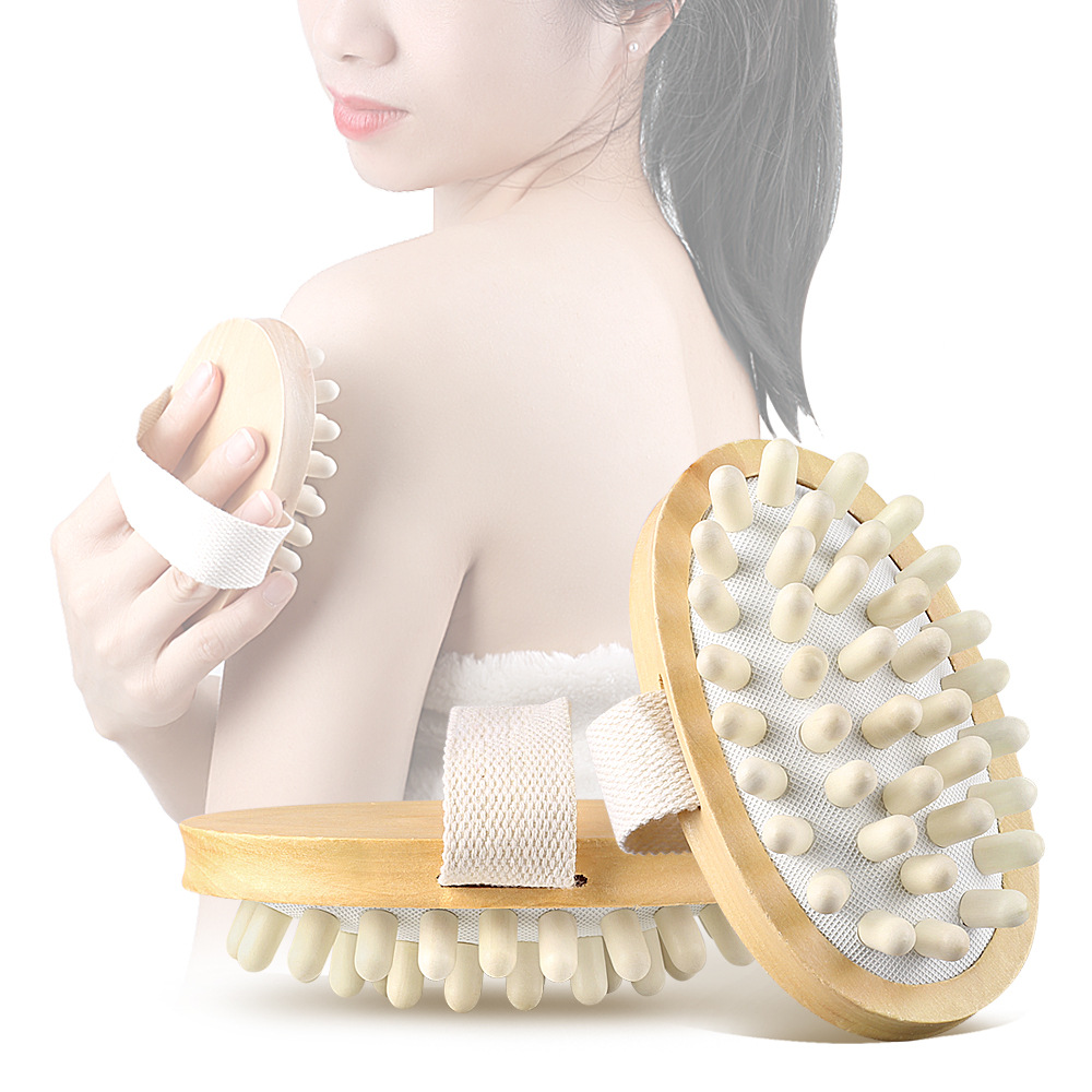 Body airbag massager, wooden home air cushion, massage brush, bath brush, shoe accessories, primary color