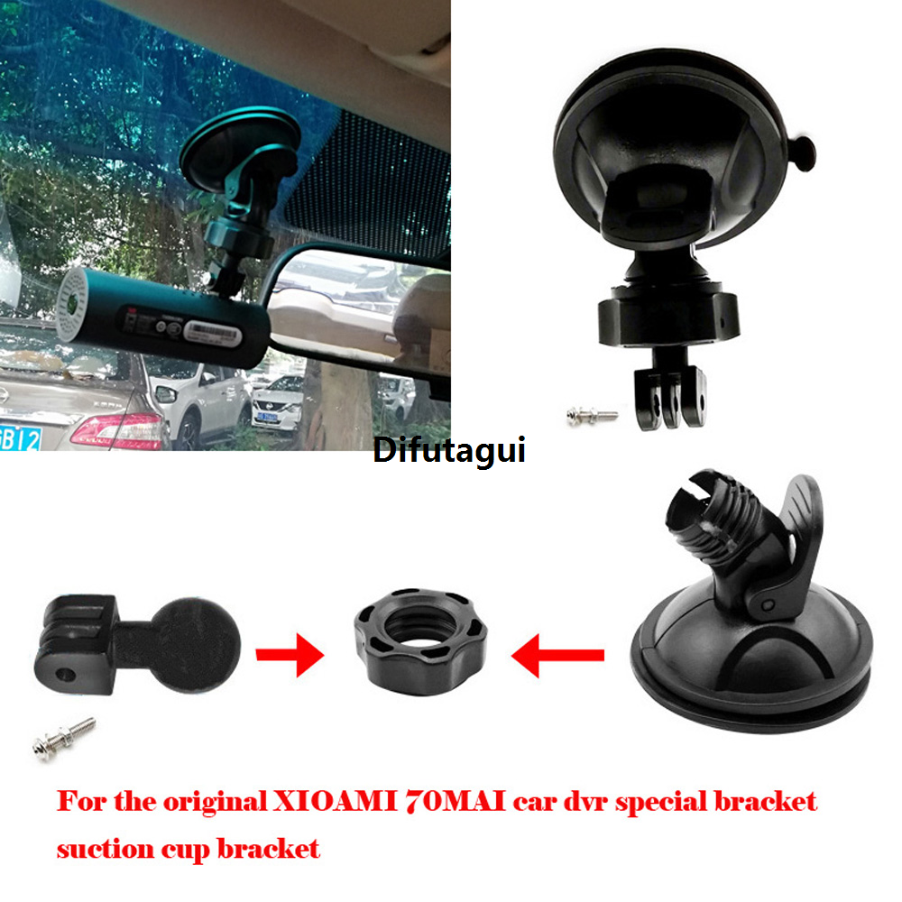 Difutagui SSD Bracket Suction Cup Recorder Driving D06/M300 Xiaomi Luxury for 70mai1S/Smart WiFi Car DVR Bracket, 70mai