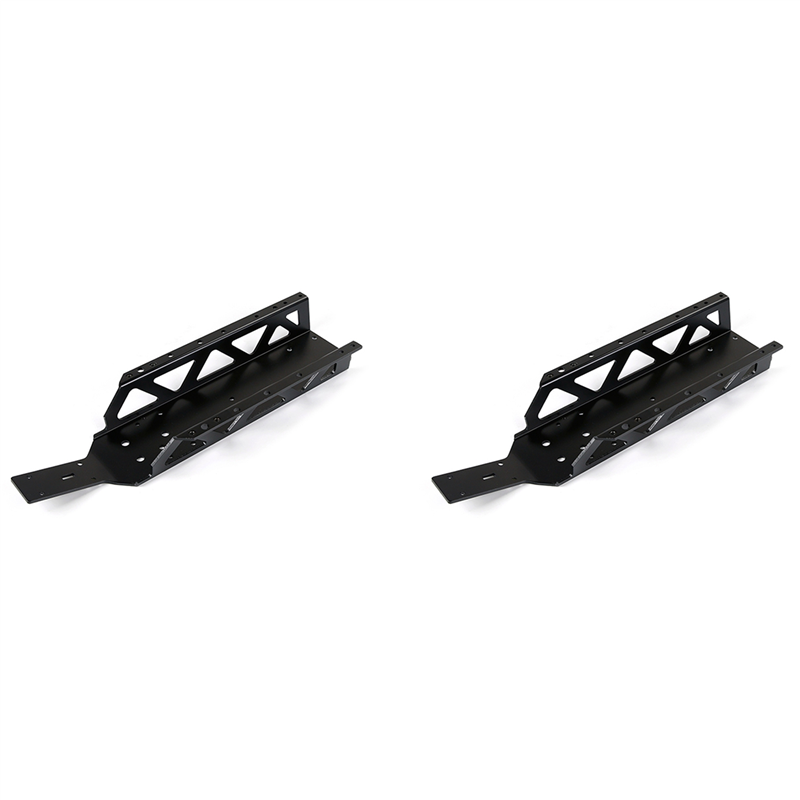 ARELENE 2X Metal Main Frame Chassis for 1/5 BAJA ROVAN KM 5B 5T 5SC Rc Car Toys Parts,Black