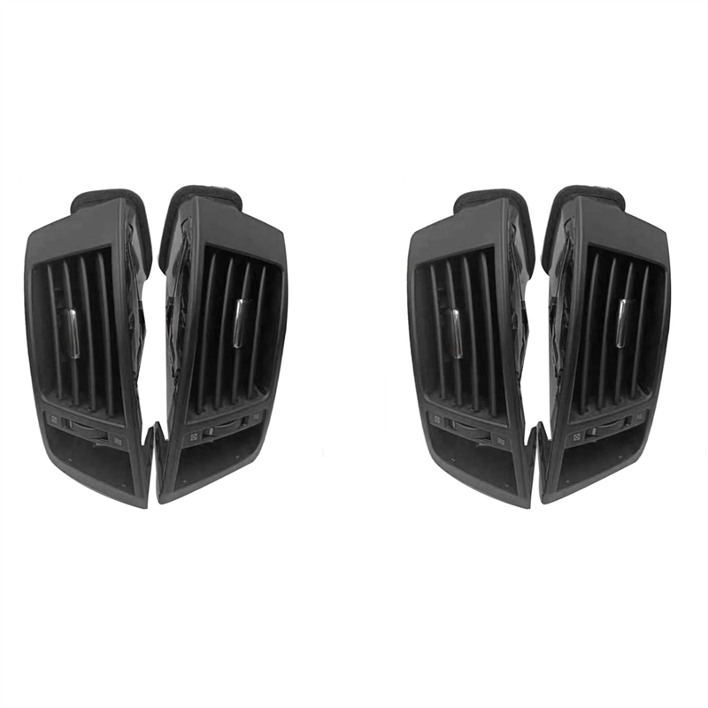 Cluellp-4x Car Dashboard Middle A/C Air Conditioner Outlet Assembly for Land Cruiser LC200 2008-2013 Conditioning Vents