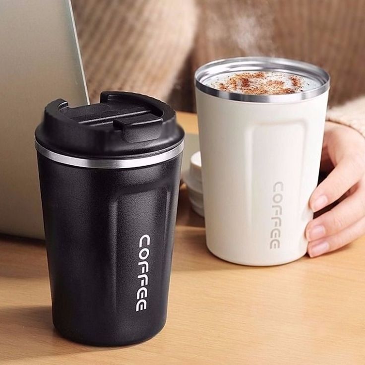 510ML Stainless Steel Coffee Mug Leak-Proof Thermos Travel Thermal Vacuum Flask Insulated Cup Milk Tea Water Bottle