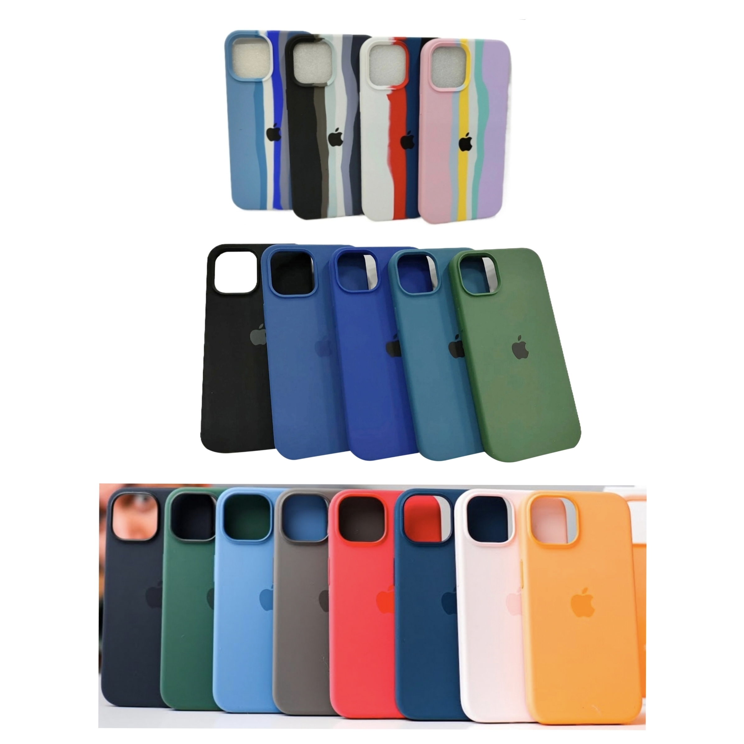 Apple iPhone 12 Pro Max (Large Size) Liquid Silicone Soft Cover Case | Microfiber Inside - Magsafe