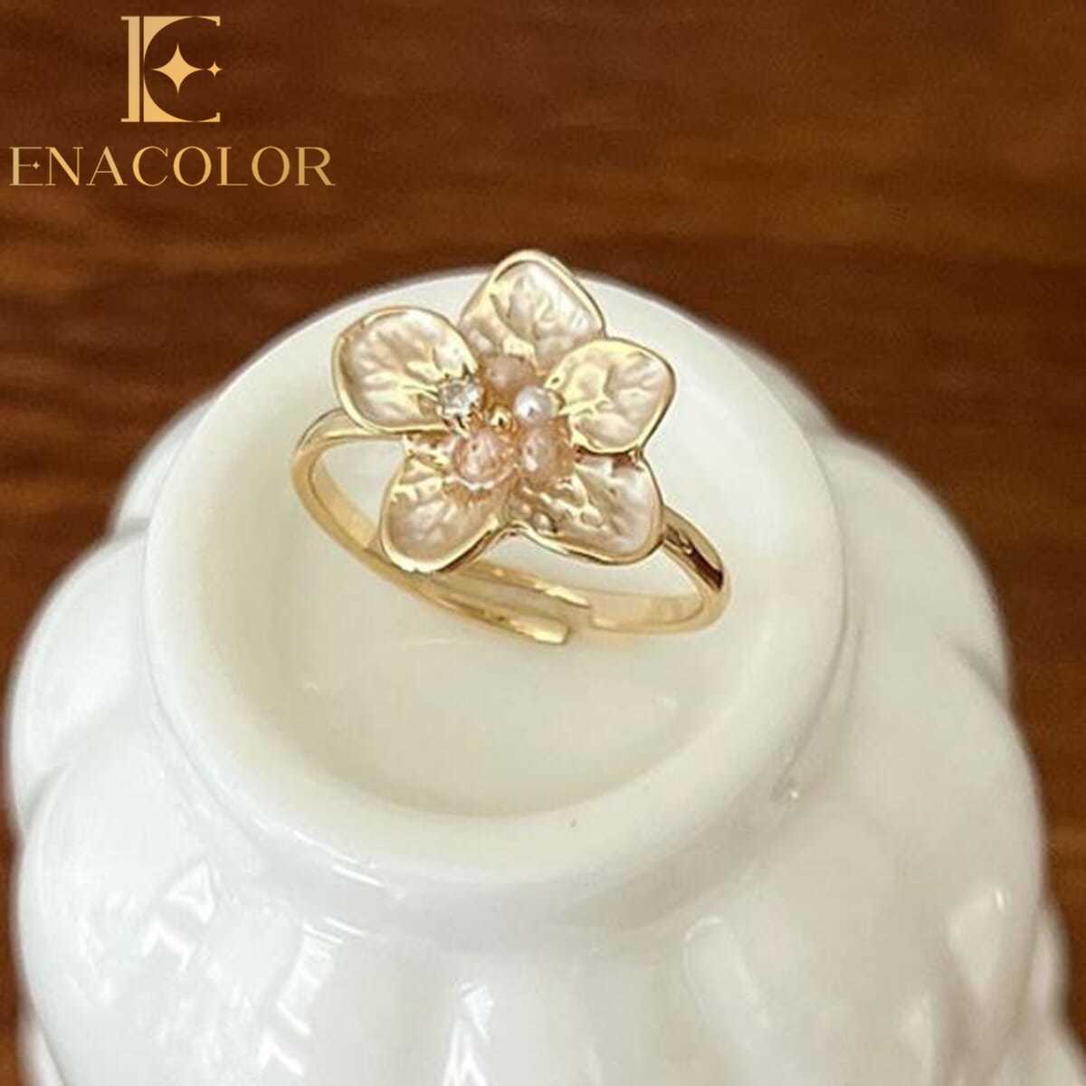 Enacolor New 2023 Fashion Enamel Lily Flower Hair Clip Accessories for Girl Hair Catch Ins