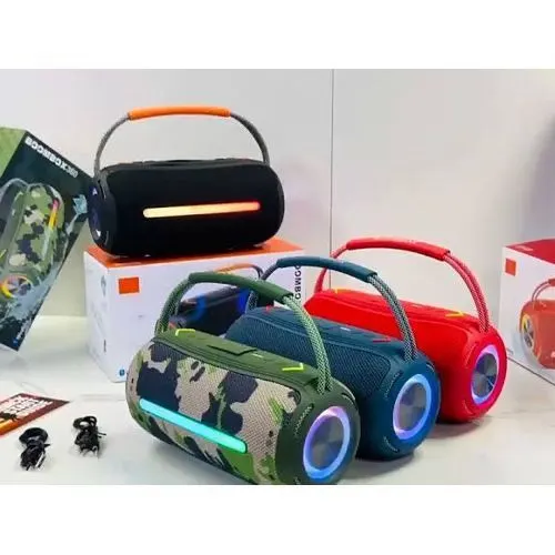 Bluetooth Speaker - Boom Box Colorful lamp Sub Waterproof And Dustproof