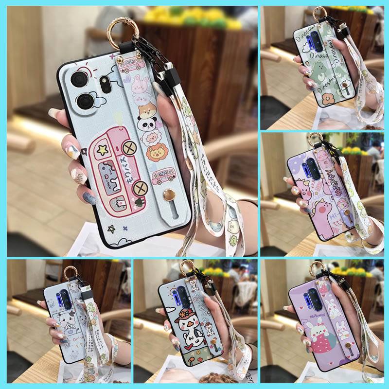 Ring Trendy Phone Case For Nothing Phone4A Wrist Strap Silicone Cool Kickstand Shockproof Anti-knock Dirt-resistant
