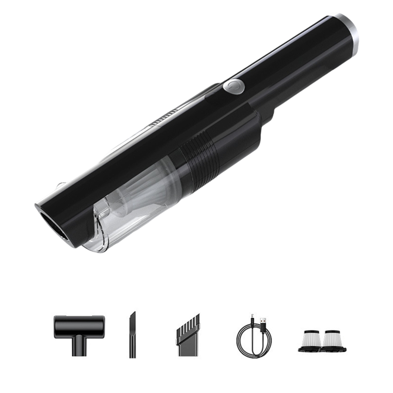 Car vacuum cleaner, wireless car charging car home Black