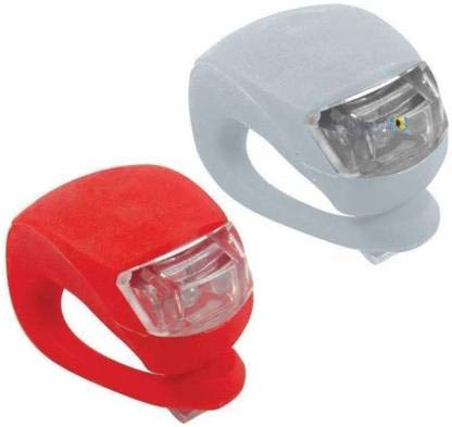 Bicycle Light Front and Rear Silicone LED Bike Light Set , Batteries Included