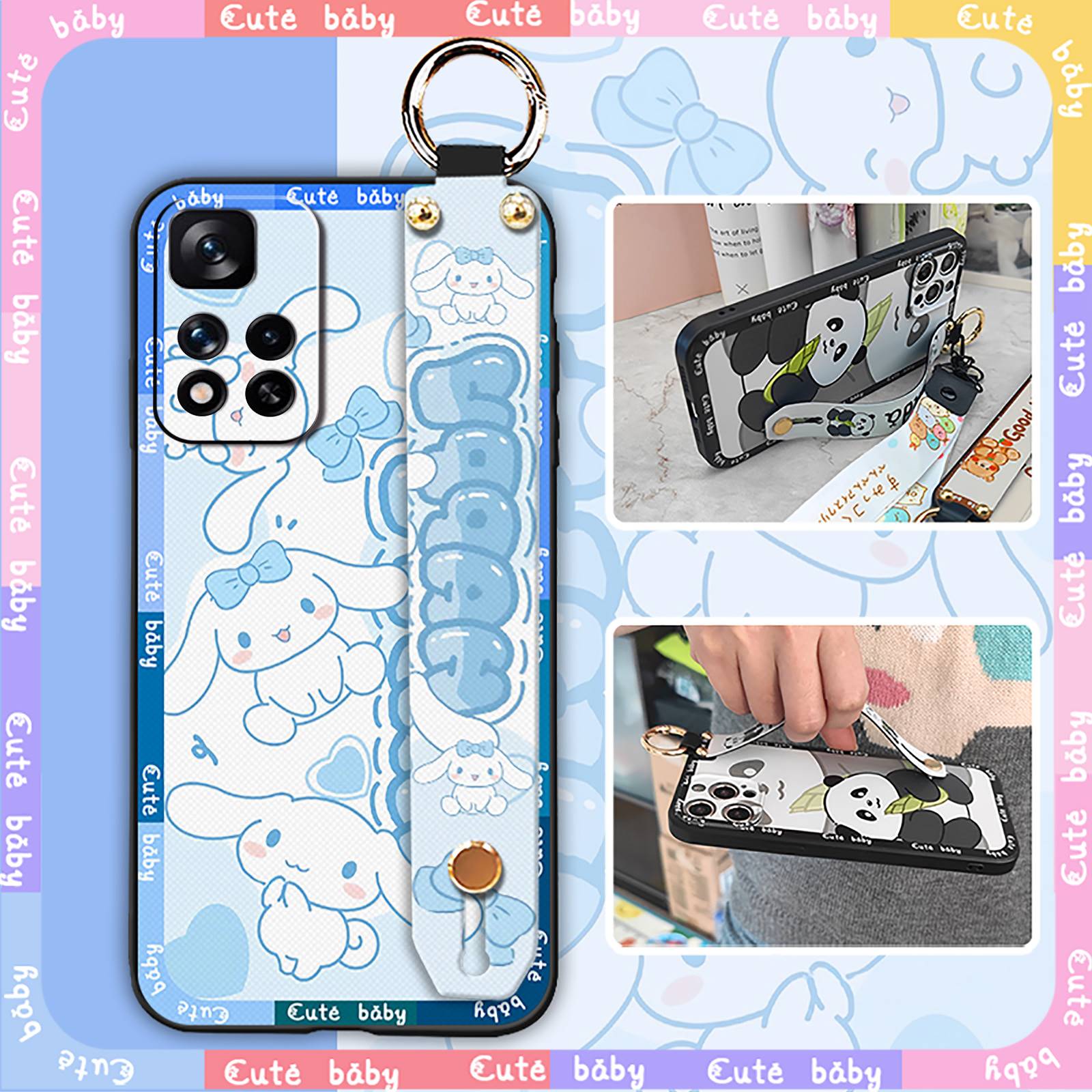 phone cover mobile case Phone Case For Xiaomi Redmi Note11 Pro 5G/Note11Pro+/Mi11i India/Mi11i seres Wrist Strap mature