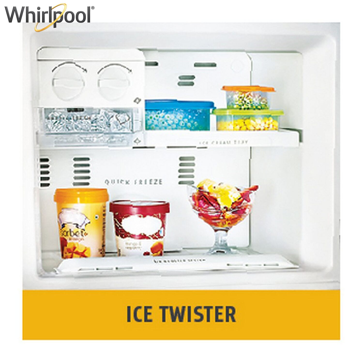 Whirlpool 3 Doors Refrigerator 240Ltrs 263 D Protton Roy Alpha Steel
