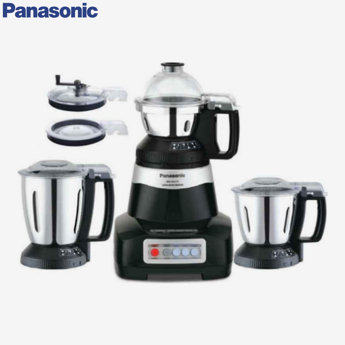 Panasonic MX-AE390BLK Monster 750W Black Mixer Grinder with 3 Stainless Steel Jars