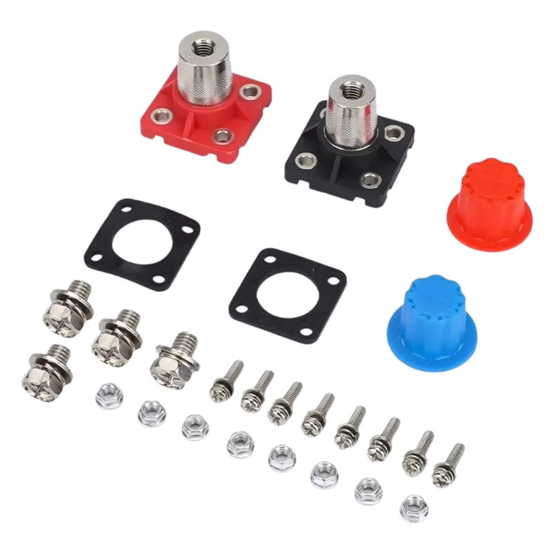 1PAIR of 250A High-Performance Energy Storage Copper Terminals for Lithium Battery Car Start Connectors
