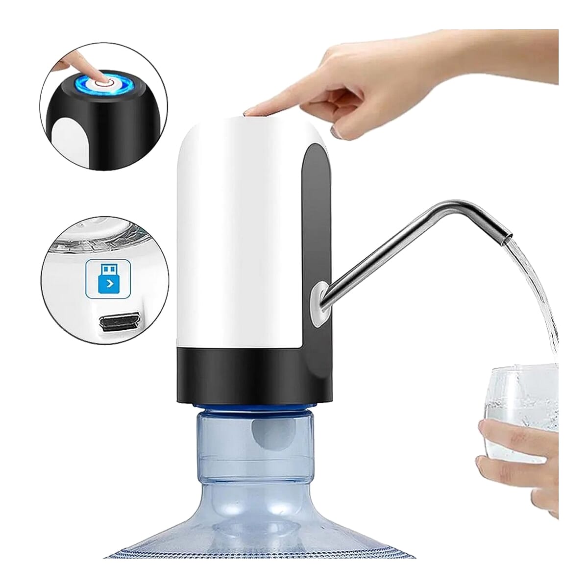 Rechargeable Battery Water Wireless Intelligent Mini House Plastic Mobile Portable Electric Pump