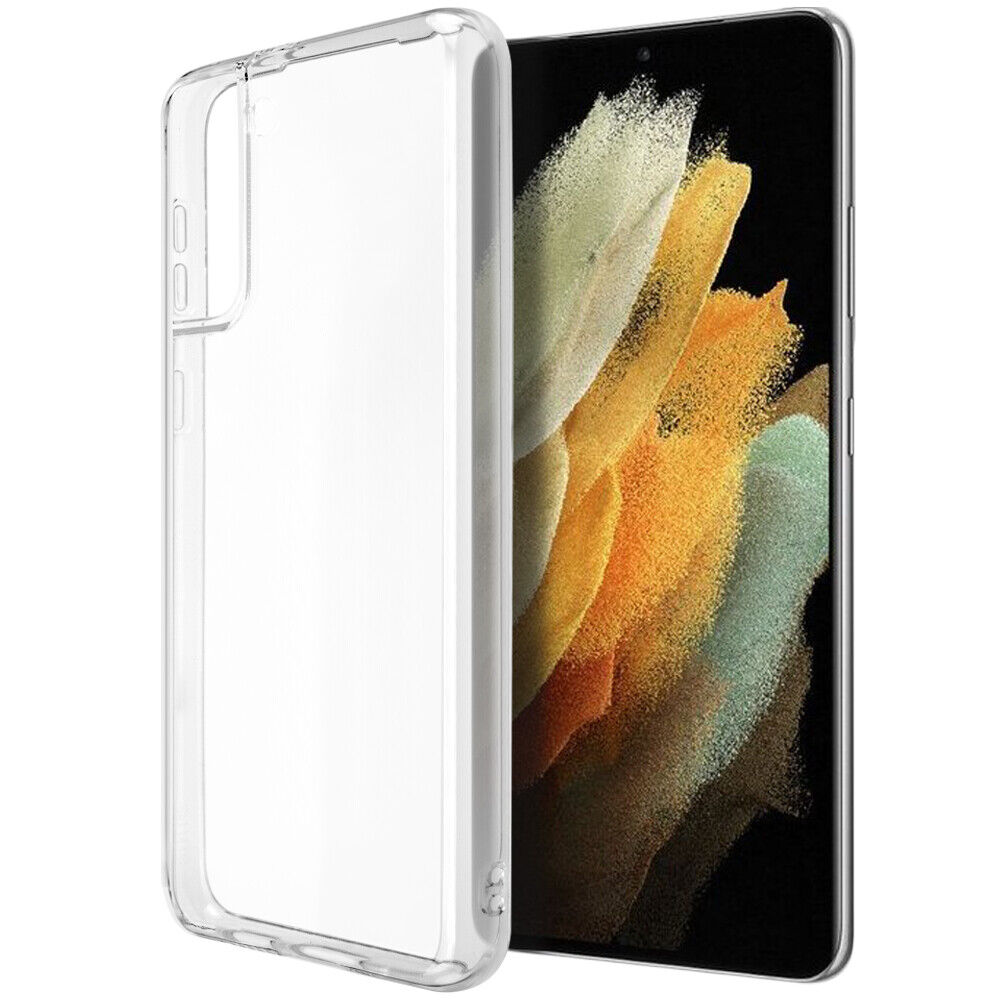 Samsung S21 Plus 5 5G 5GM Original Clear Cover Shock Proof Case TPU Scratch Resistant Durable Finish